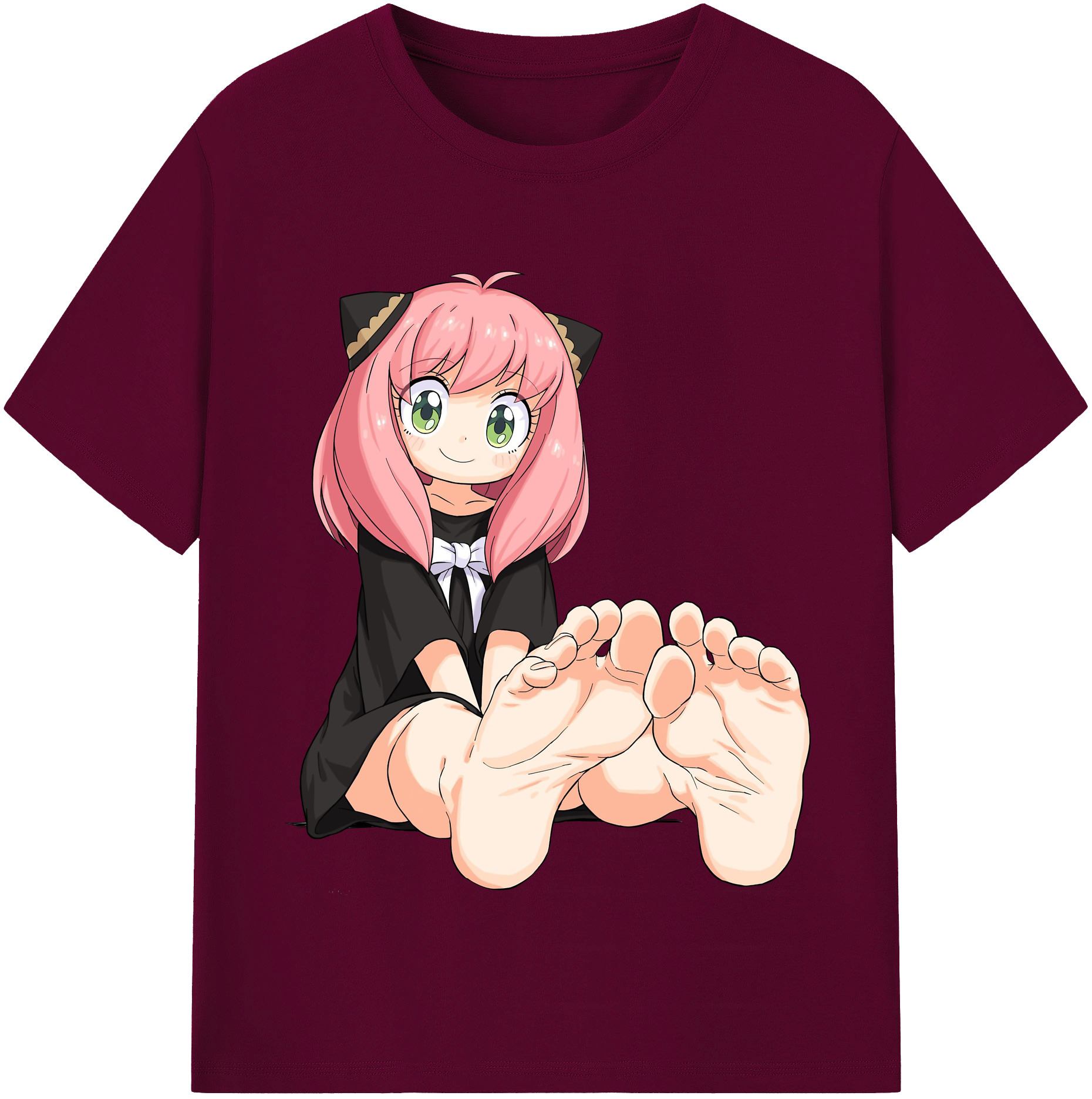 （画像用） SPY×FAMILY间谍家家酒 レディースカジュアルプリントTシャツ（綿100％）